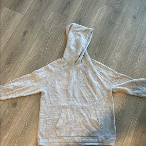 Gray Hooded Men's Sweater